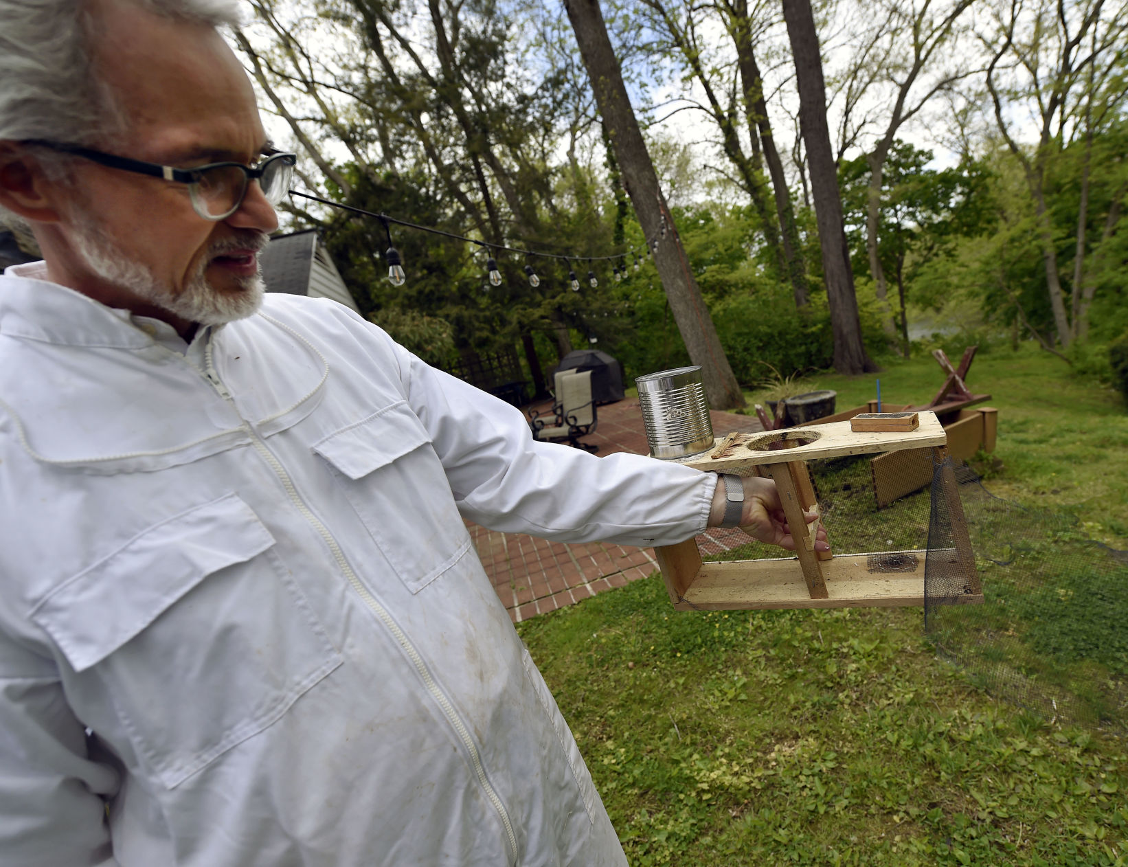 Brian Tate and his Bees